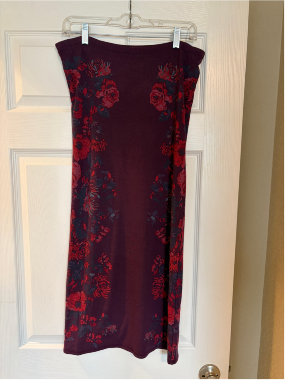 Free People Azalea Convertible Strapless Dress Skirt Large Bodycon Floral K7